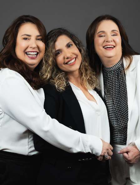Sócias Massa D'oro: Cristina, Lígia e Alessandra