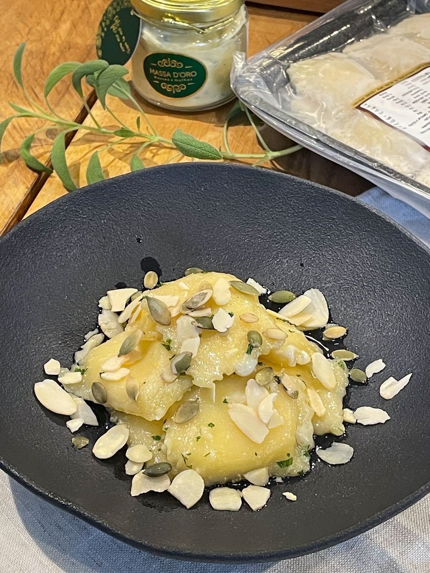 Receita Ravioli de Queijo Massa D'oro